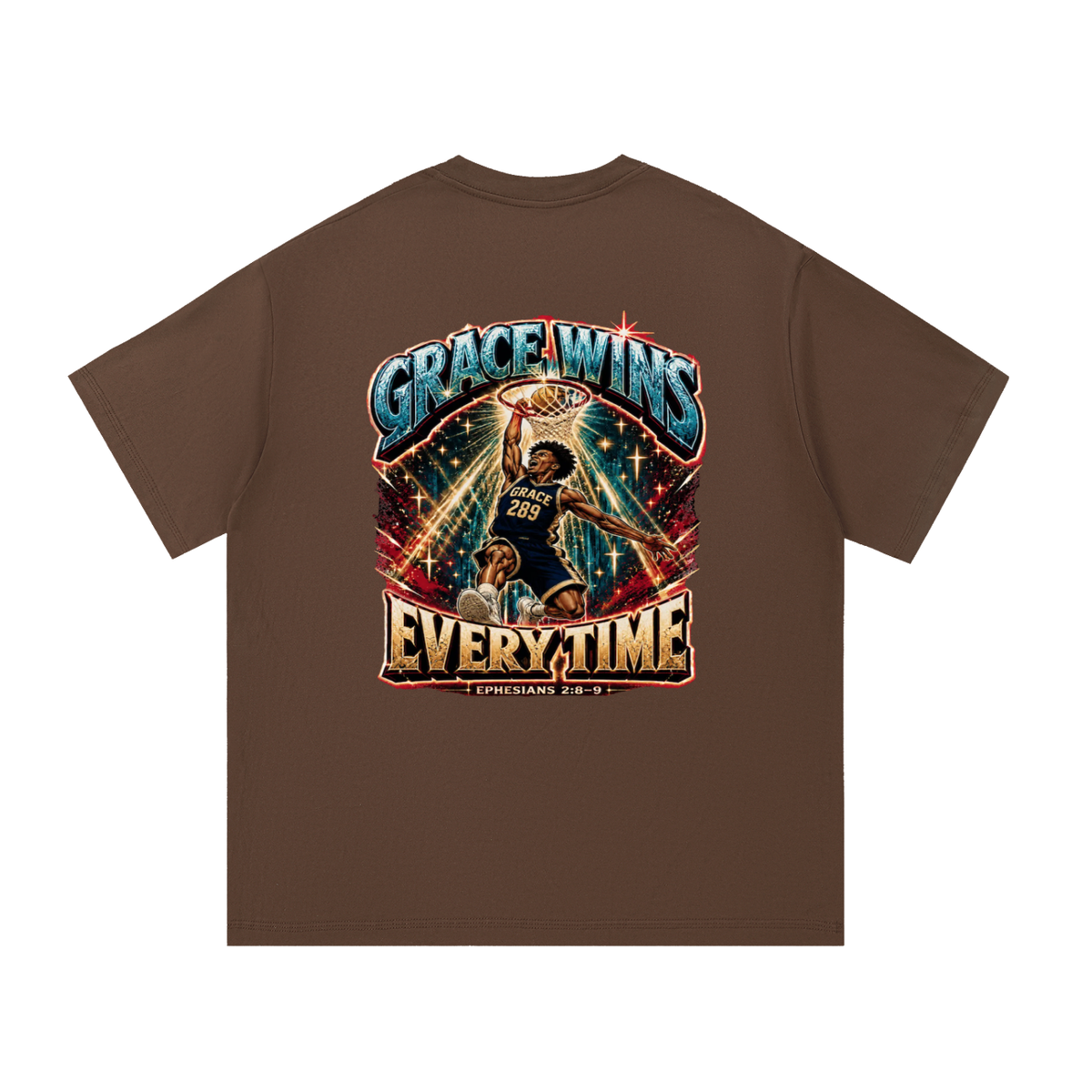 JESUS IS AWESOME GRACE WINS GRACE 289 EVERYTIME EPHESIANS 2:8-9 T-Shirt