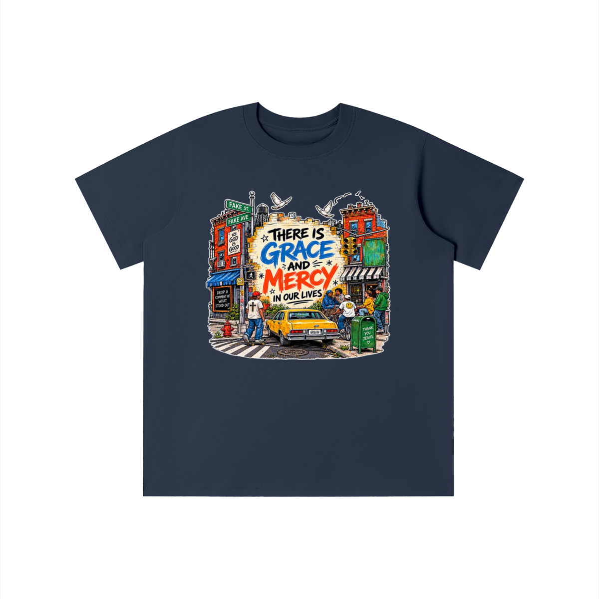 THERE IS GRACE AND MERCY IN OUR LIVES THANK YOU JESUS youth T-shirt