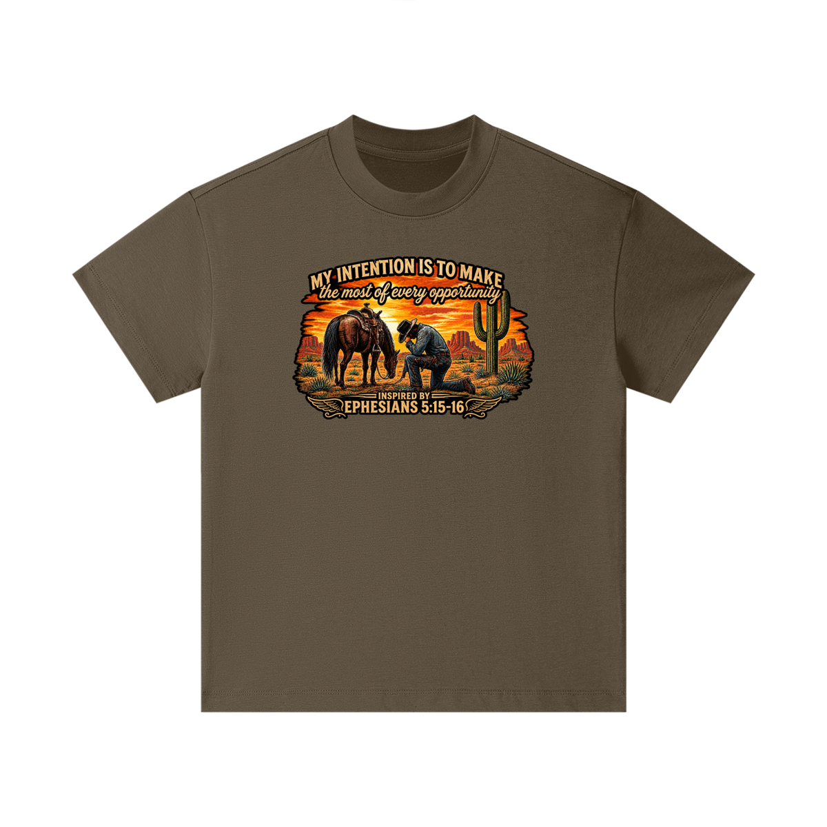 MY INTENTION IS TO MAKE THE MOST OF EVERY OPPORTUNITY INSPIRED BY EPHESIANS 5:15-16 Kids T-Shirt