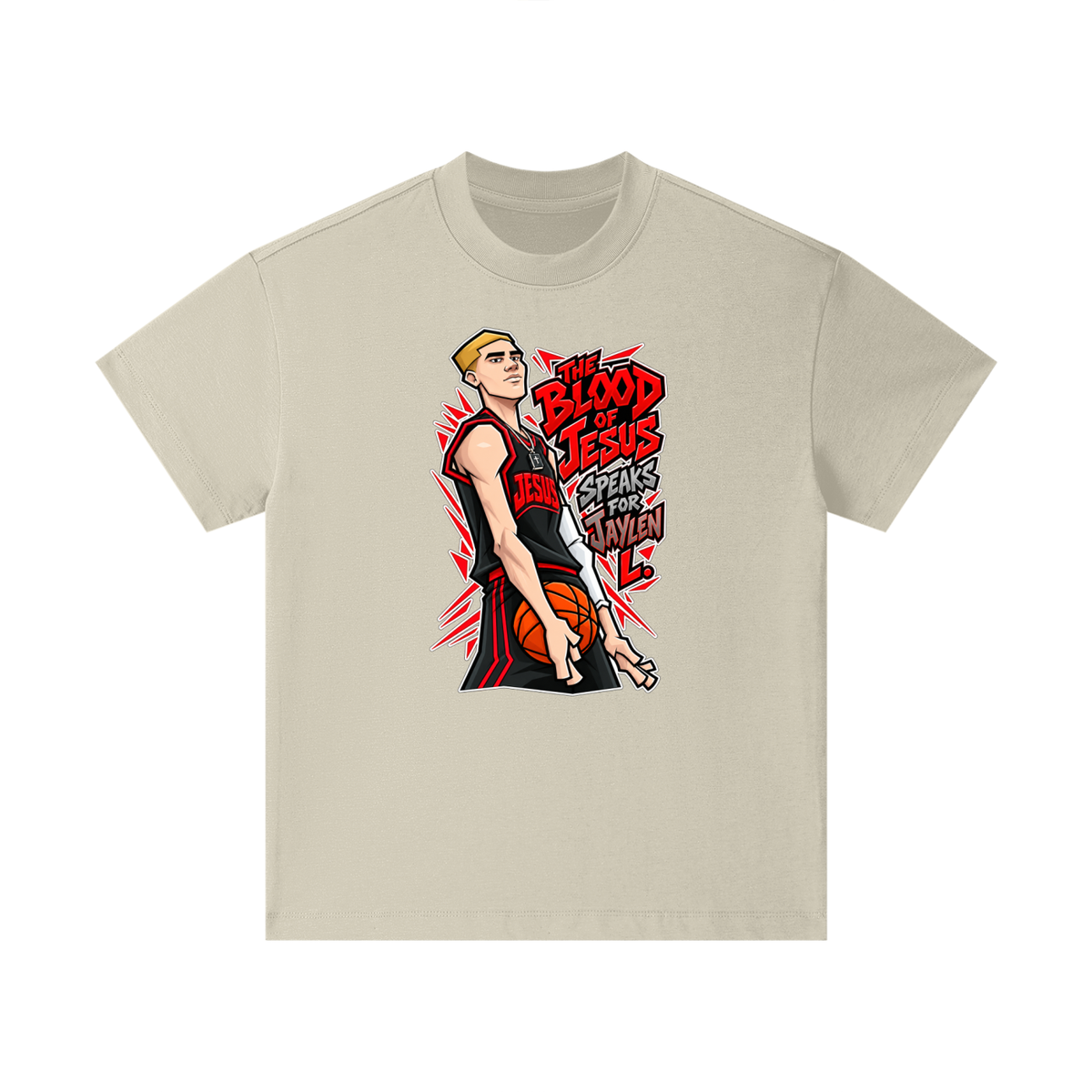 THE BLOOD OF JESUS SPEAKS FOR JAYLEN L. Kids T-Shirt