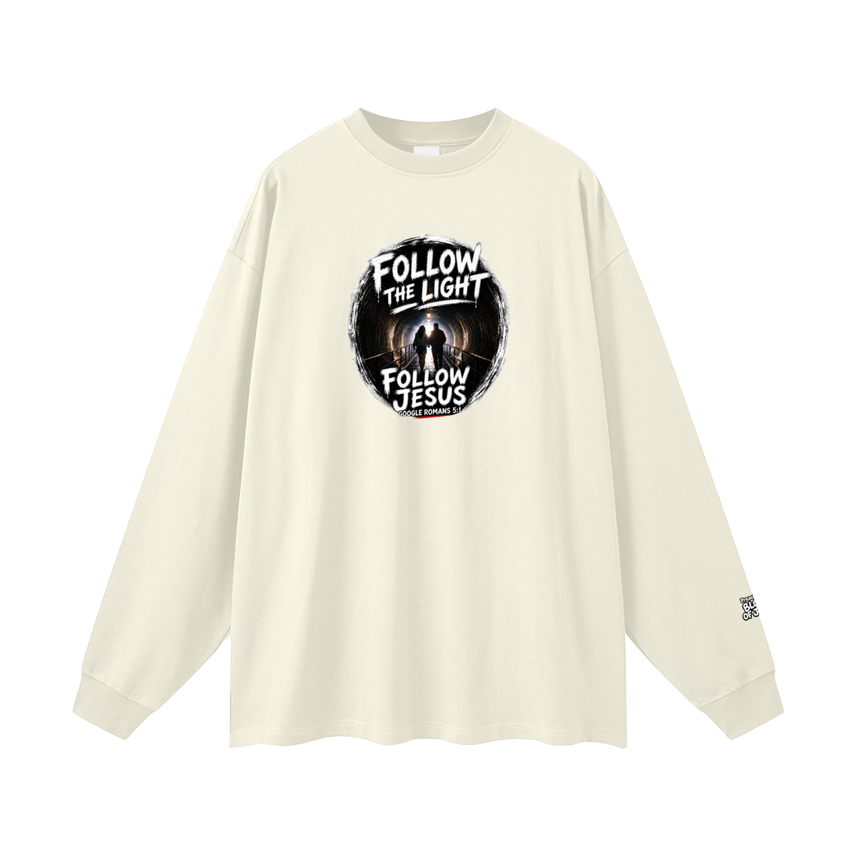 Follow the Light Follow Jesus Long Sleeve T-Shirt