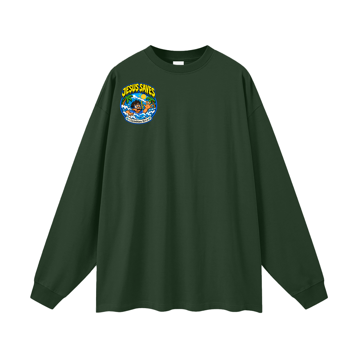 Jesus saves Long Sleeve T-Shirt