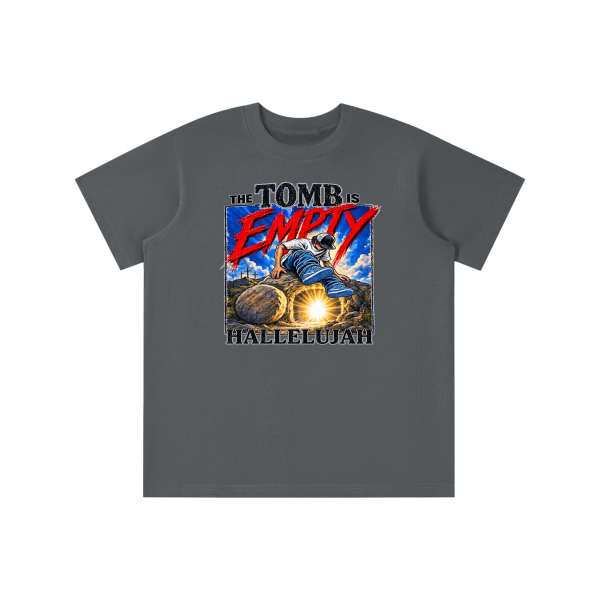 THE TOMB IS EMPTY HALLELUJAH youth T-shirt