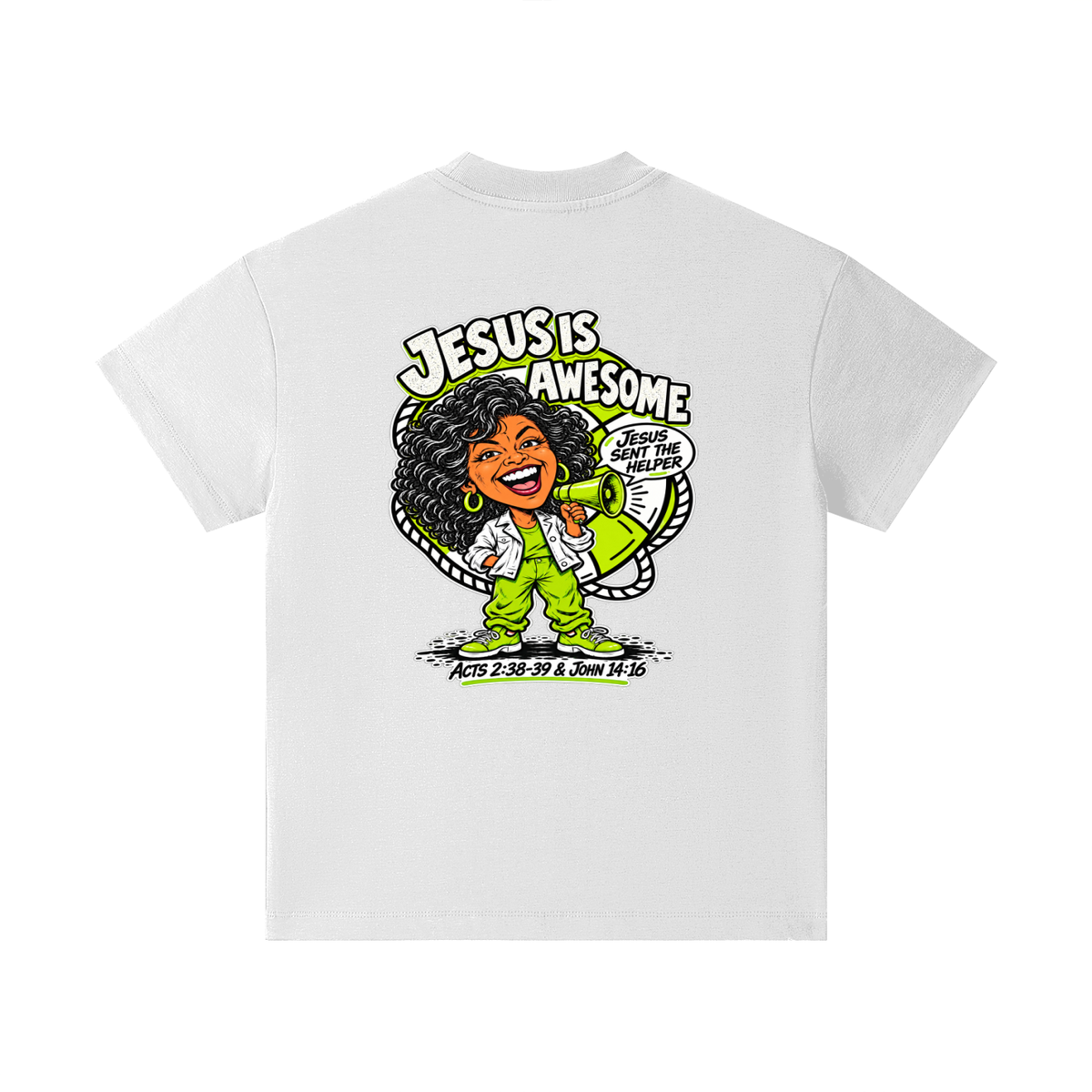 JESUS IS AWESOME JESUS SENT THE HELPER  Kids T-Shirt