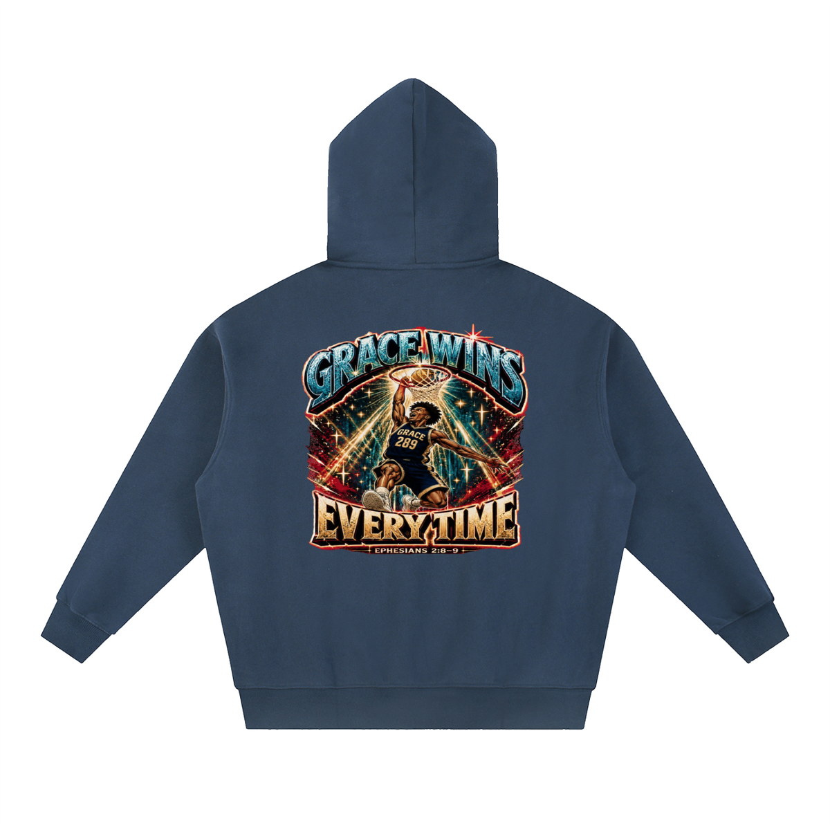 JESUS IS AWESOME GRACE WINS GRACE 289 EVERYTIME EPHESIANS 2:8-9 Hoodie