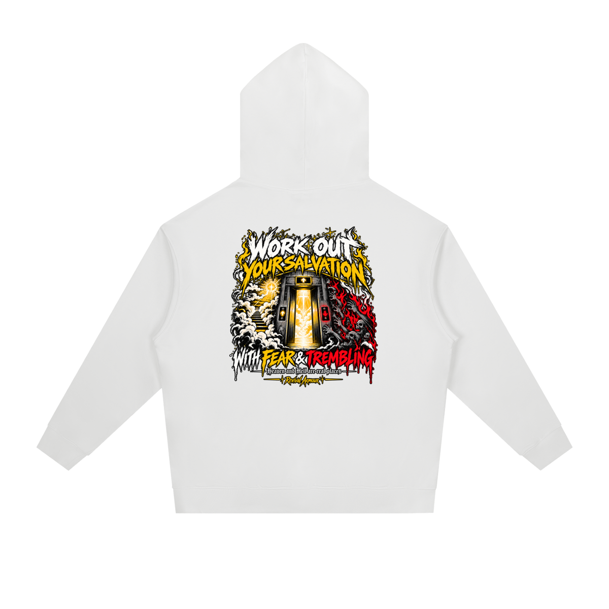 THE WAGE OF SIN IS DEATH WORKOUT YOUR SALVATION WITH FEAR & TREMBLING Hoodie