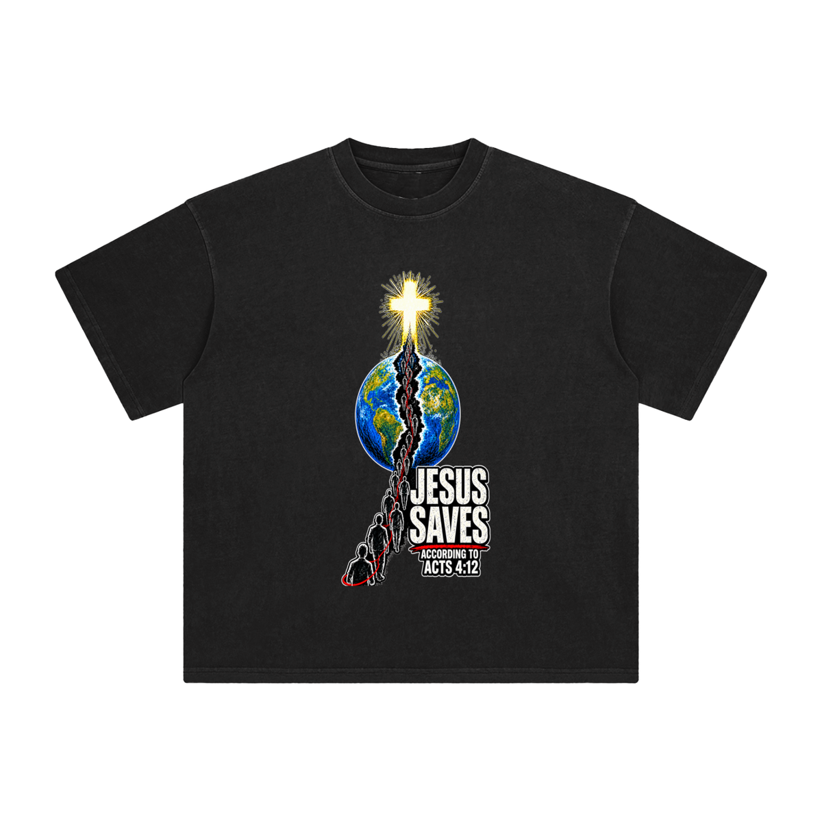 JESUS SAVES ACCORDING TO ACTS 4:12 T-Shirt