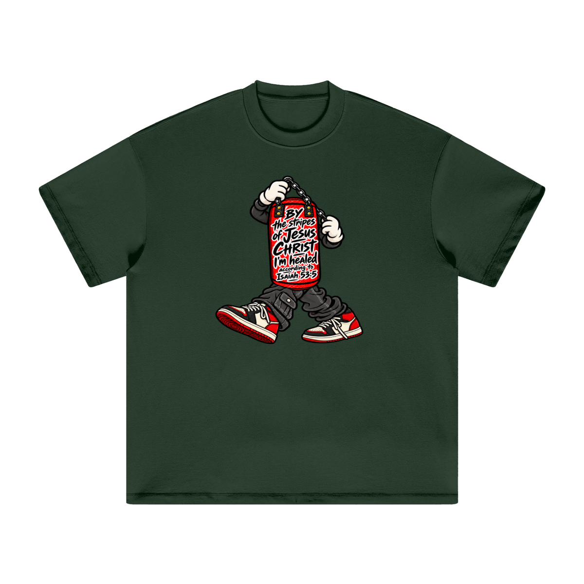 BY the stripes of Jesus CHRIST I'm heAled According to Isaiah 53:5 T-Shirt