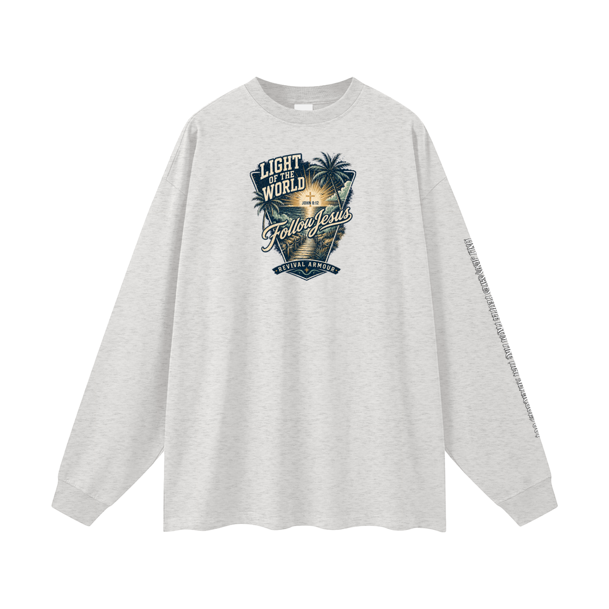 LIGHT OF THE WORLD FOLLOW JESUS REVIVAL ARMOUR Long Sleeve T-Shirt