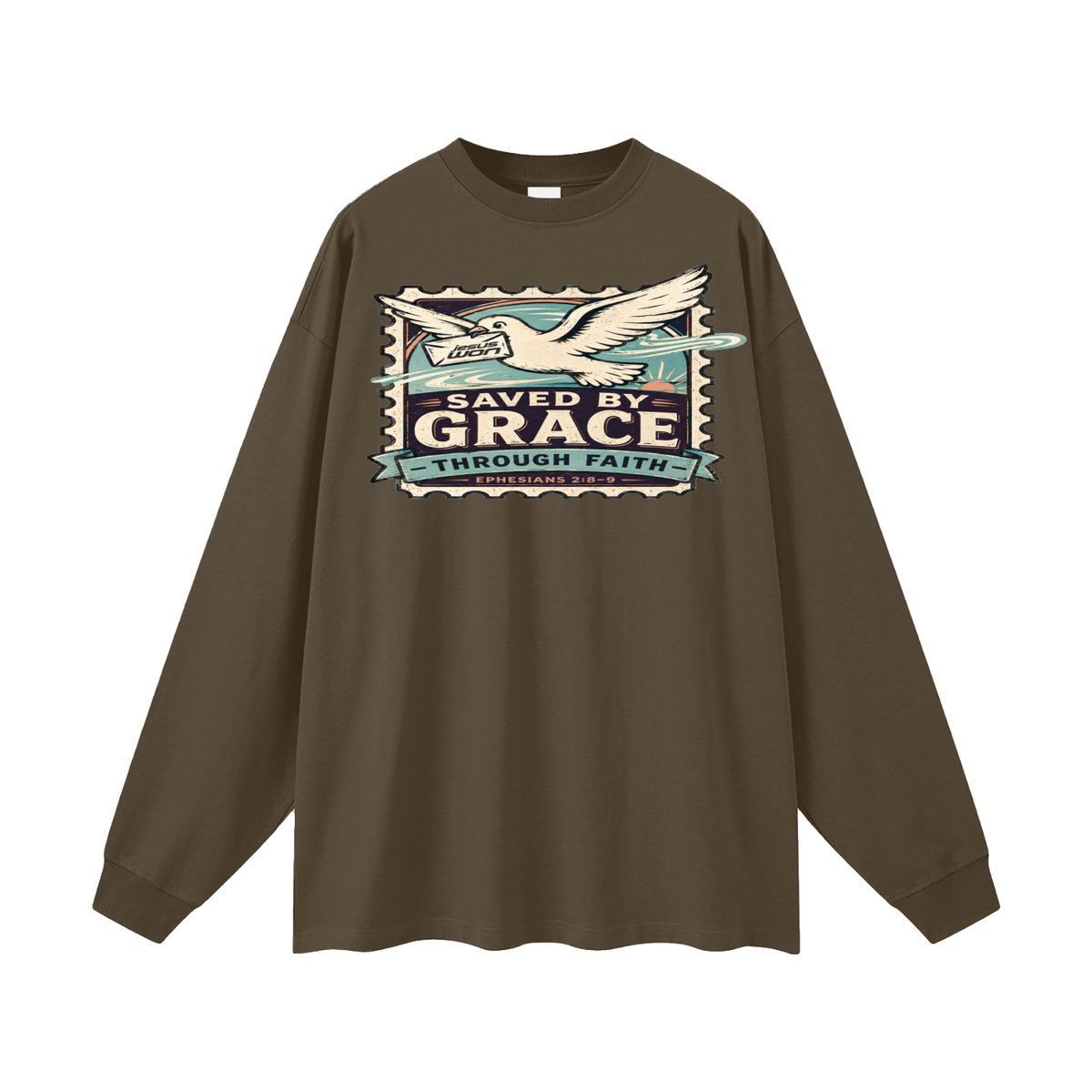 Saved by Grace through Faith Long Sleeve T-Shirt