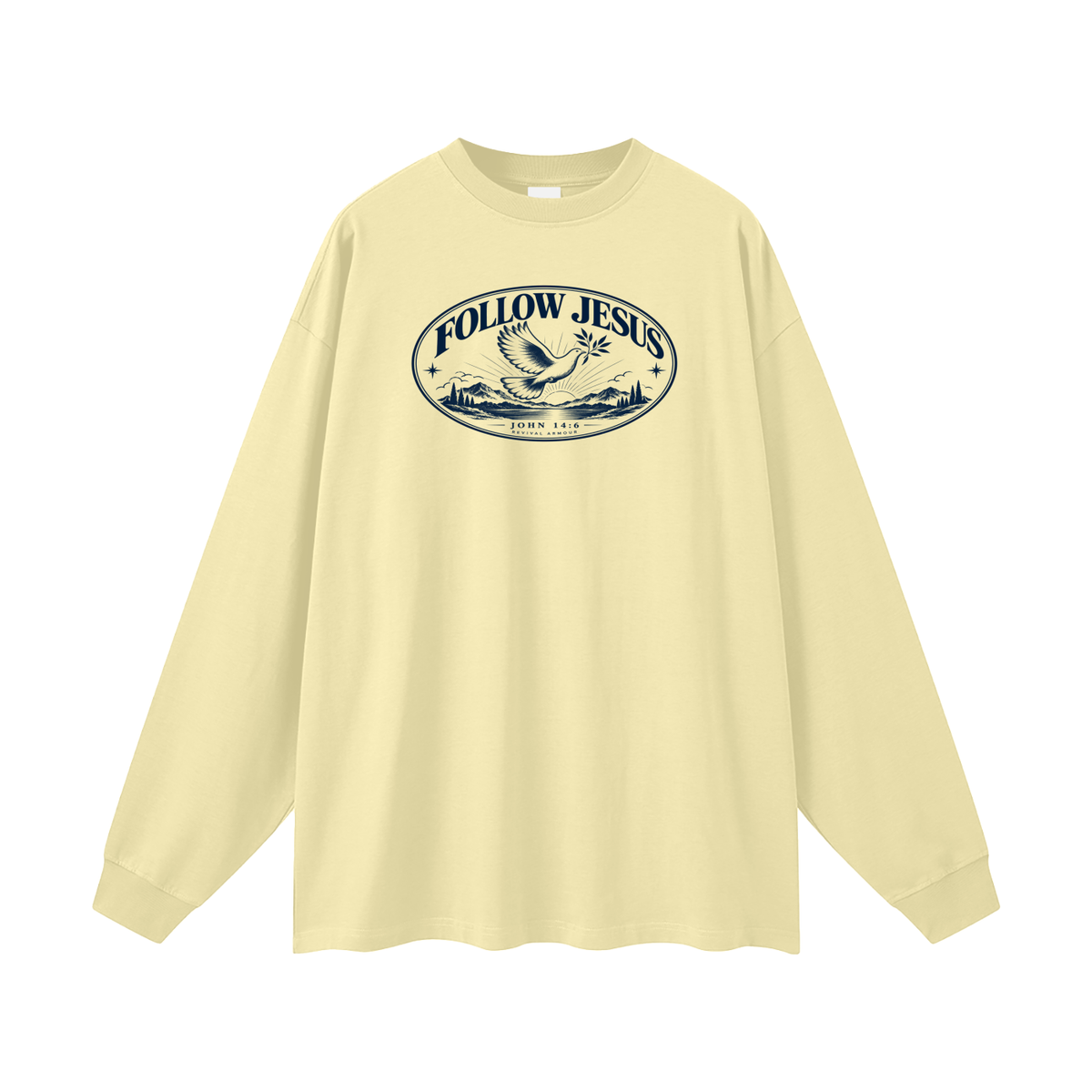 FOLLOW JESUS - JOHN 14:6 - REVIVAL ARMOUR Long Sleeve T-Shirt