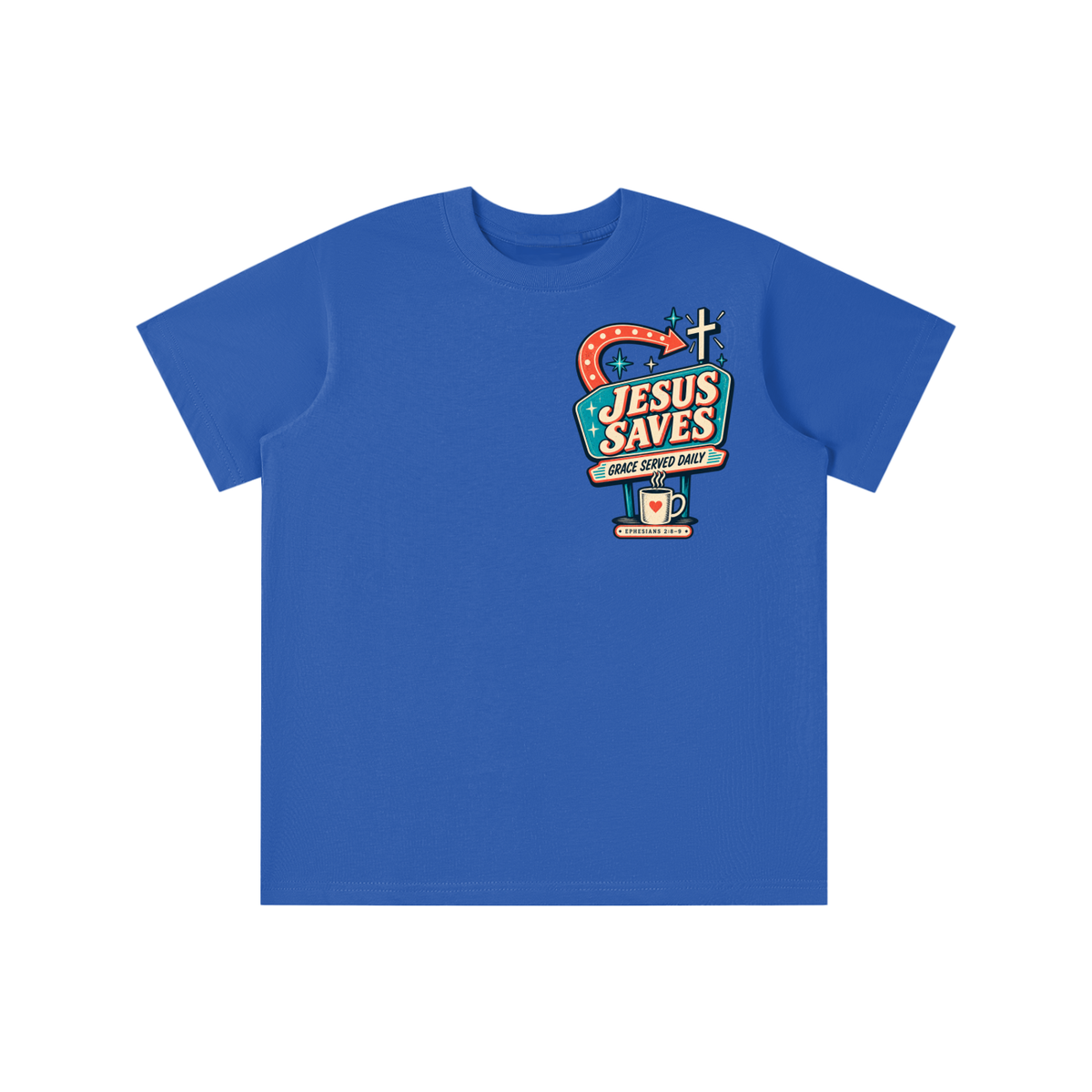 Jesus saves youth T-shirt
