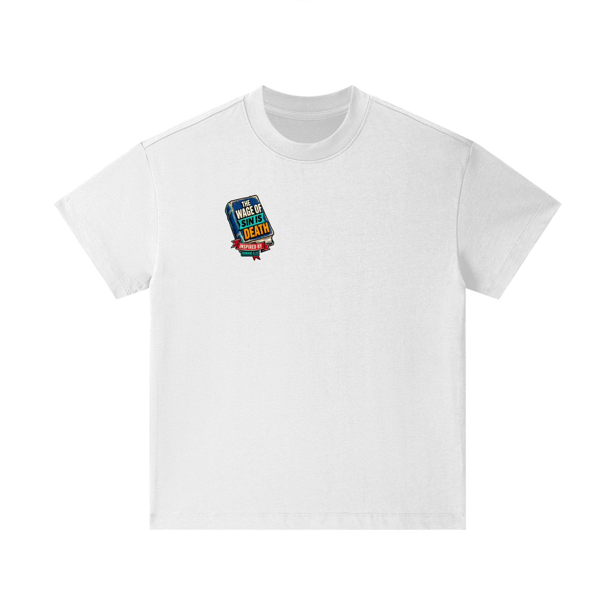 THE WAGE OF SIN IS DEATH INSPIRED BY ROMANS 6:23 PAID IN FULL INSPIRED BY JAMES 2:10 & ROMANS 3:24-26 Kids T-Shirt