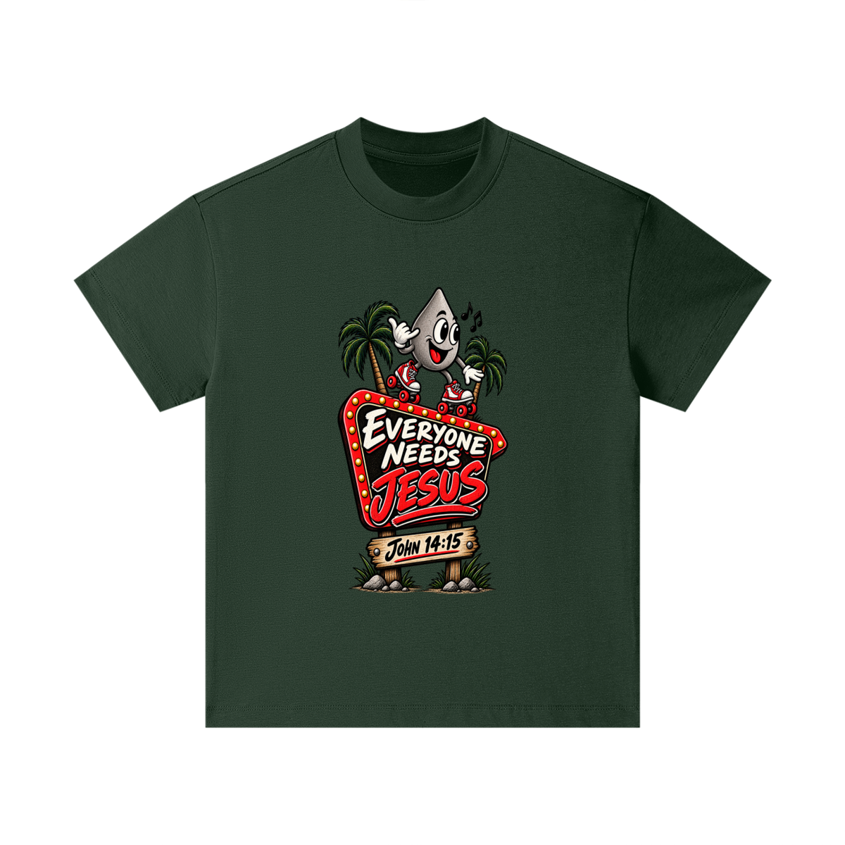 EVERYONE NEEDS JESUS . JOHN 14:15. Kids T-Shirt