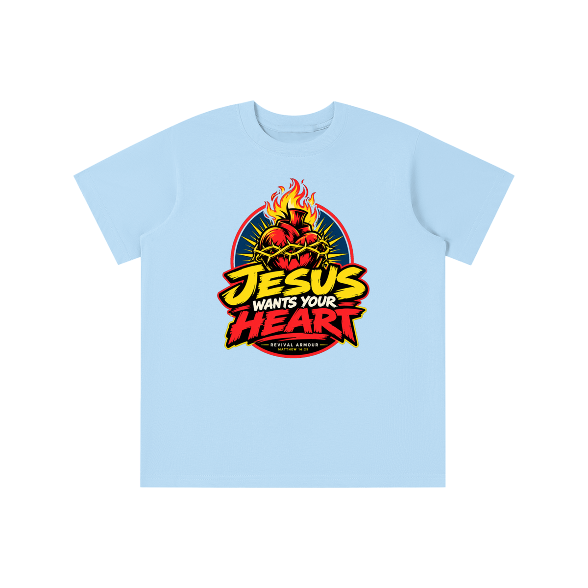 JESUS WANTS YOUR HEART - REVIVAL ARMOUR - youth T-shirt