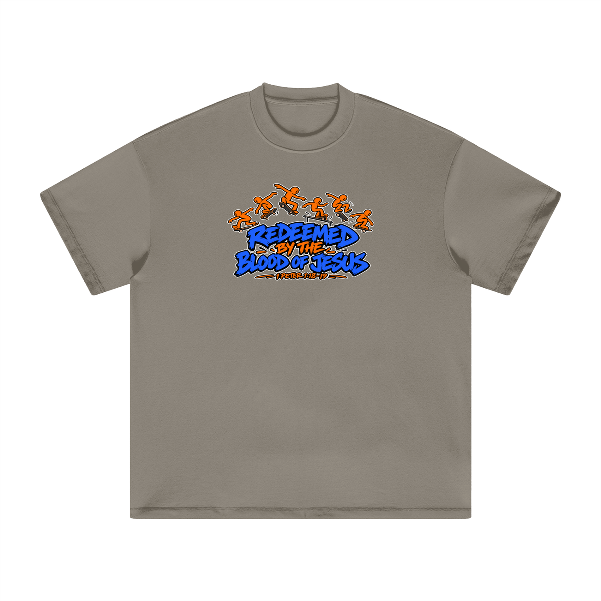 REDEEMED BY THE BLOOD OF JESUS - 1 PETER 1:18-19 - T-Shirt