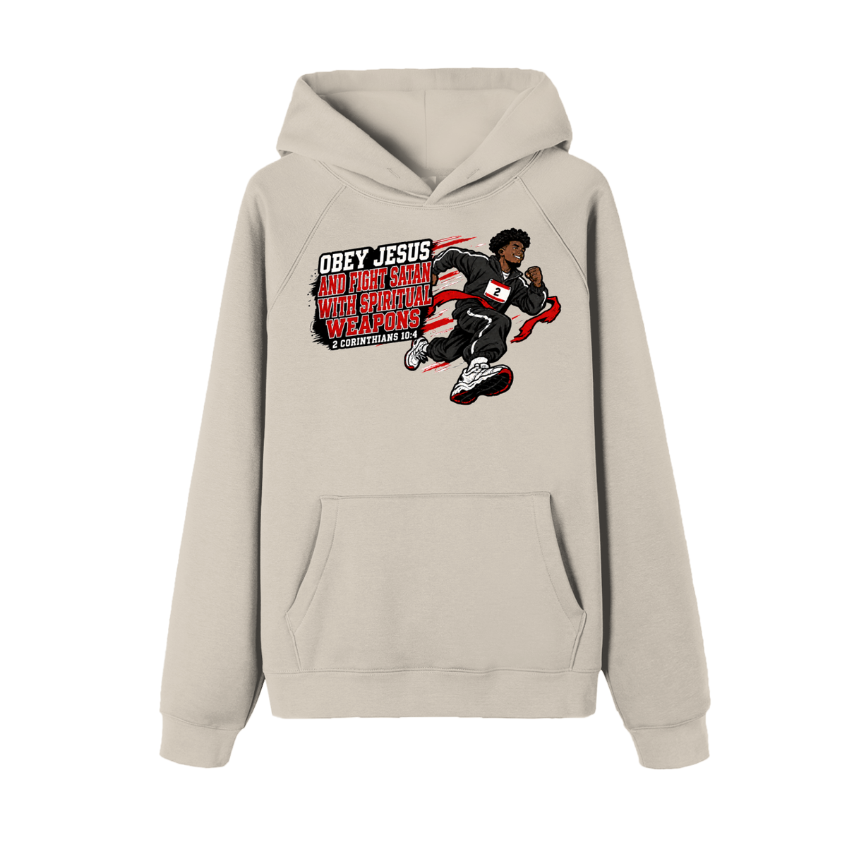 Obey Jesus and fight satan with spiritual weapons Hoodie