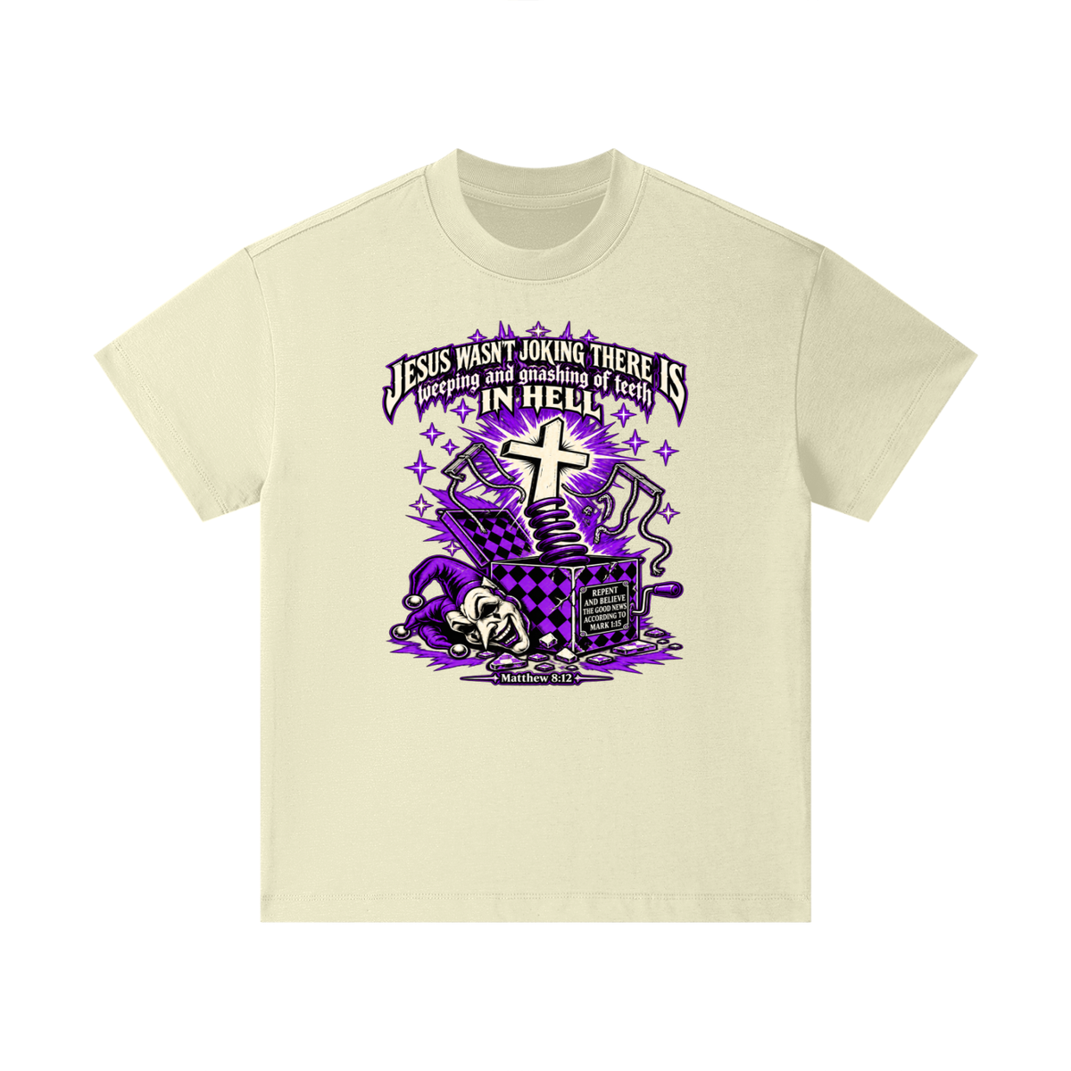 Jesus wasn’t joking there is weeping and gnashing of teeth in hell Kids T-Shirt