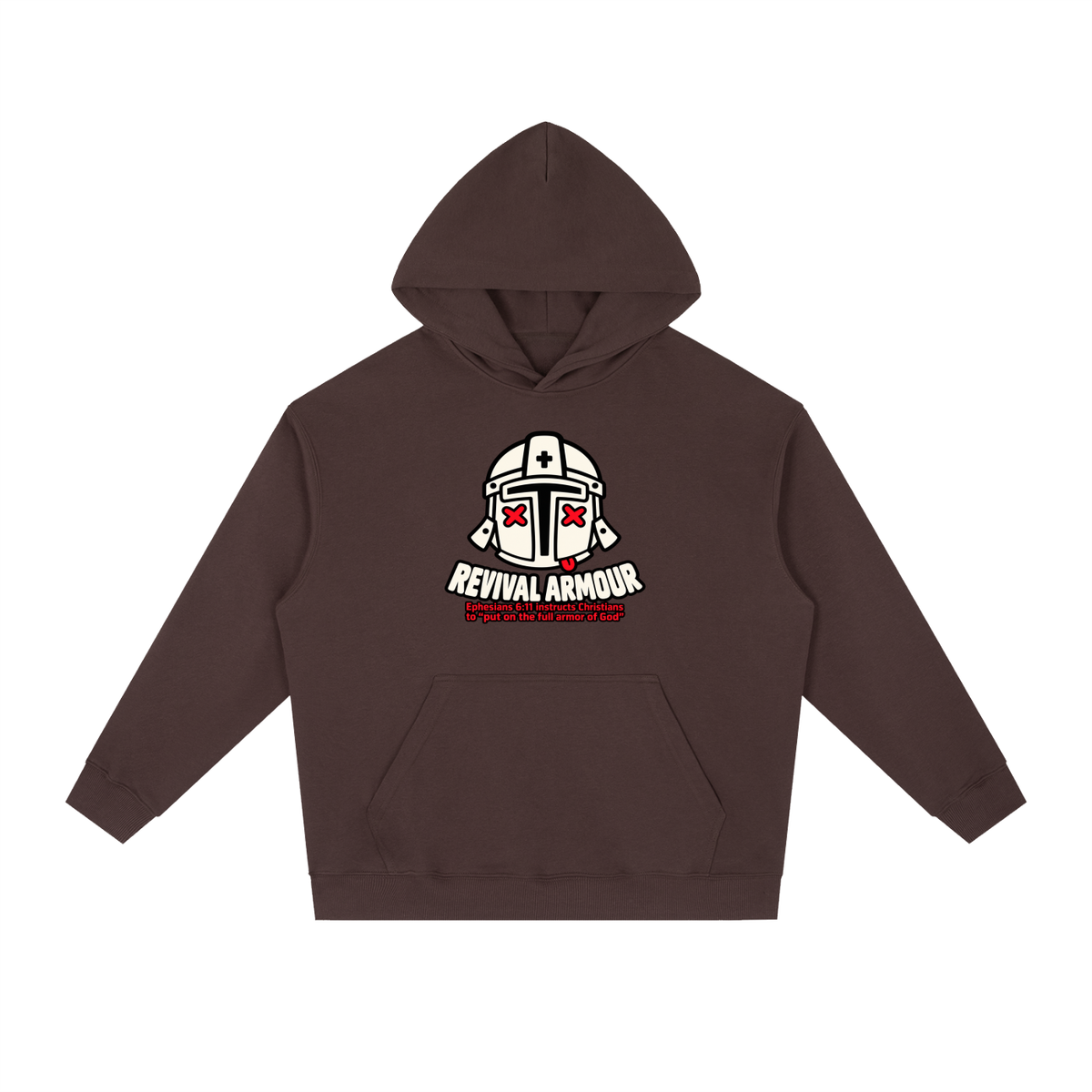 REVIVAL ARMOUR Ephesians 6:11 instructs Christians to "put on the full armor of God" Hoodie