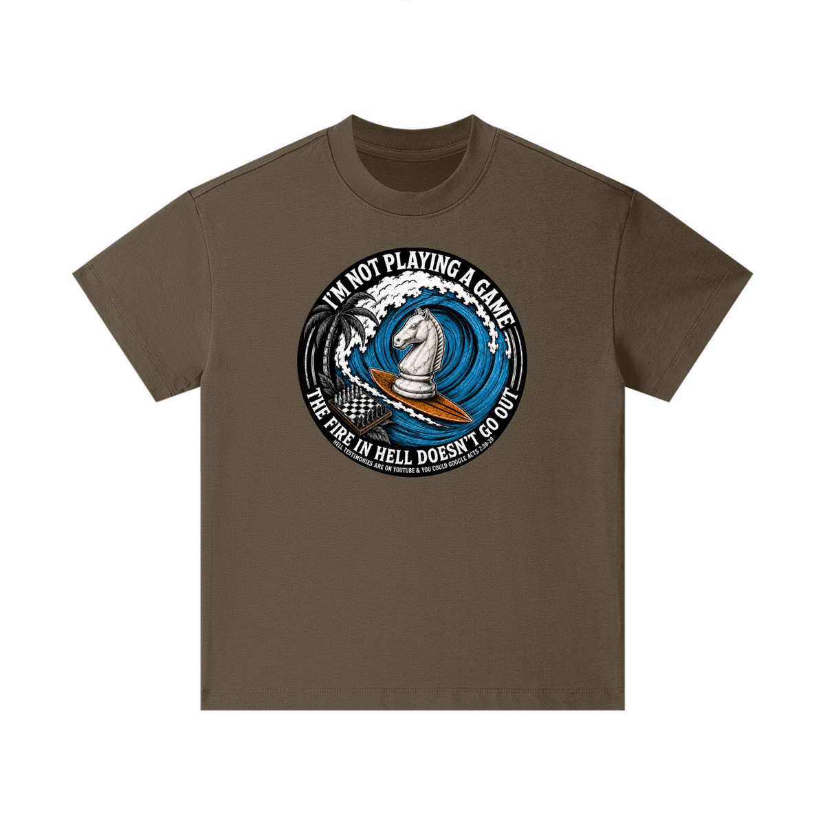 The fire in Hell doesnt go out Kids' T-Shirt