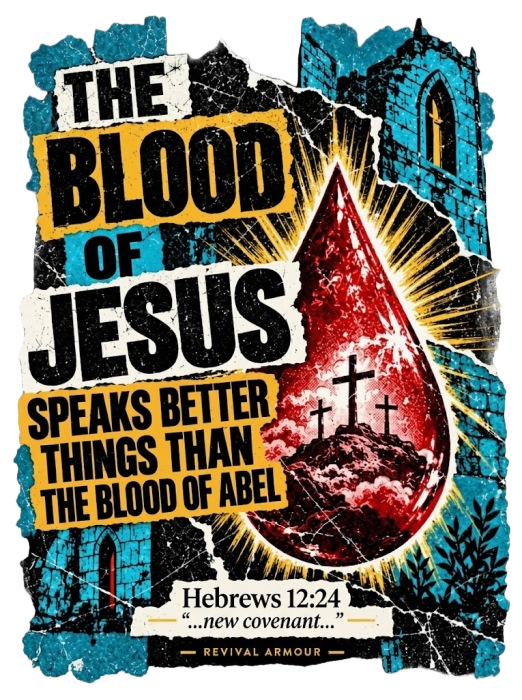 REVIVAL ARMOUR THE BLOOD OF JESUS SPEAKS BETTER THINGS THAN THE BLOOD OF ABEL T-Shirt