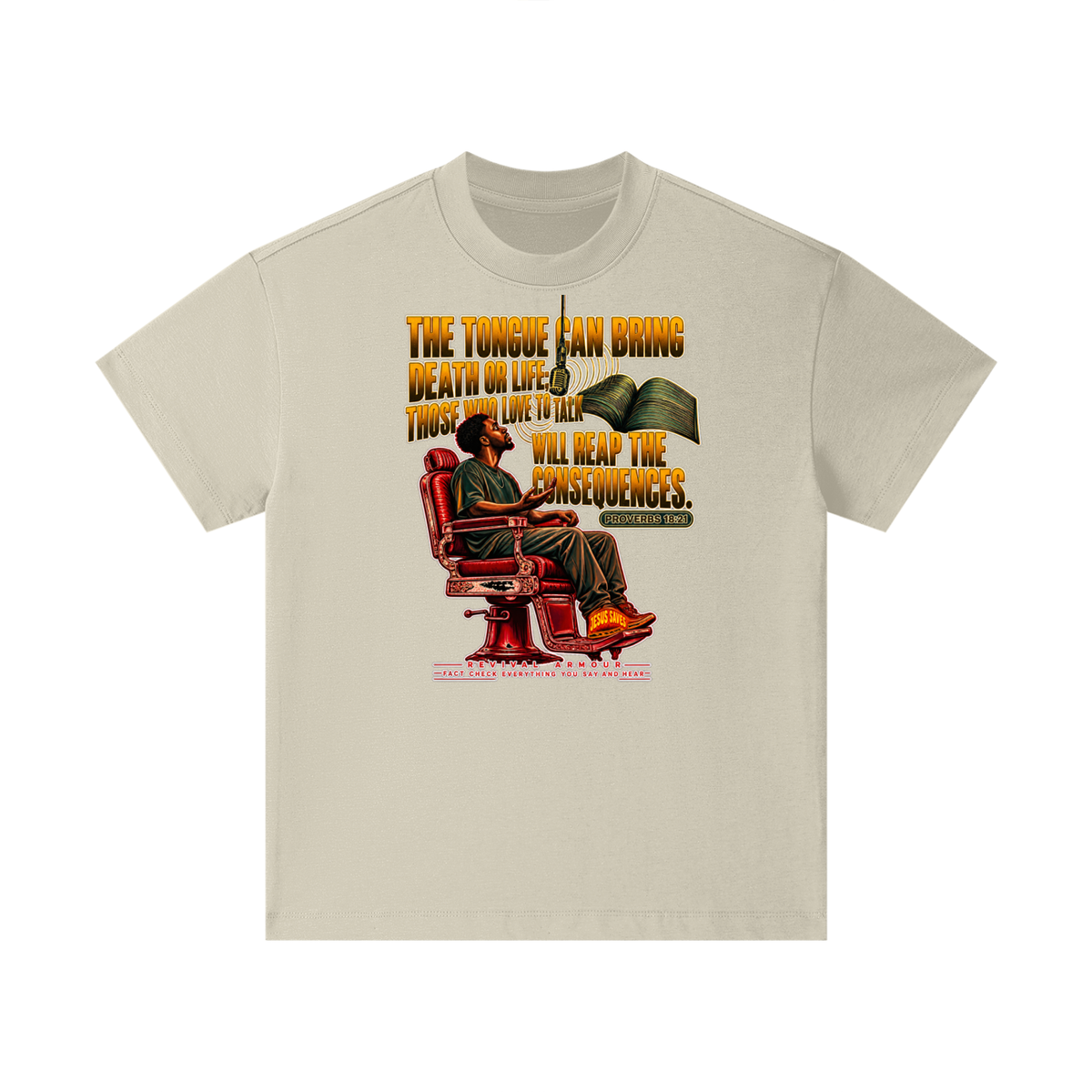 PROVERBS 18:21 NLT Kids T-Shirt