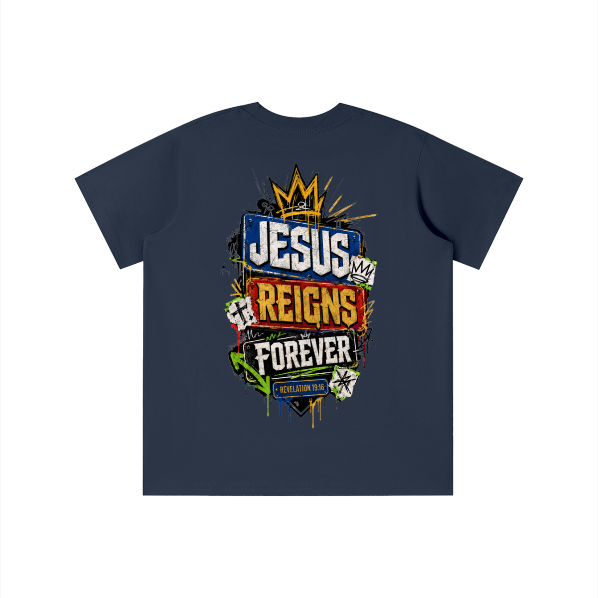 Jesus Reigns Forever youth T-shirt