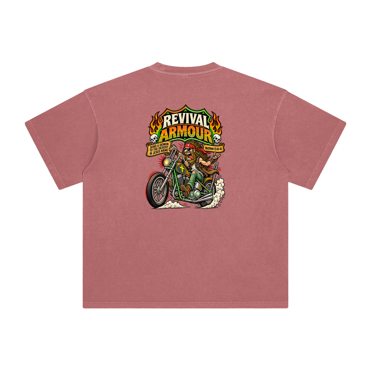 JESUS SAVES REVIVAL ARMOUR SEND A DEMON TO THE DESERT IN THE NAME OF JESUS T-Shirt