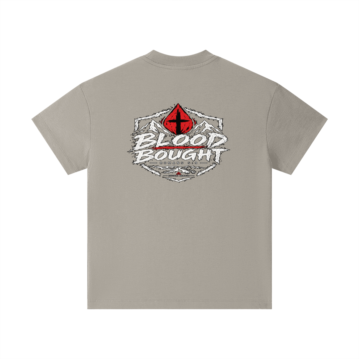 BLOOD BOUGHT - ROMANS 5:9 - Kids T-Shirt
