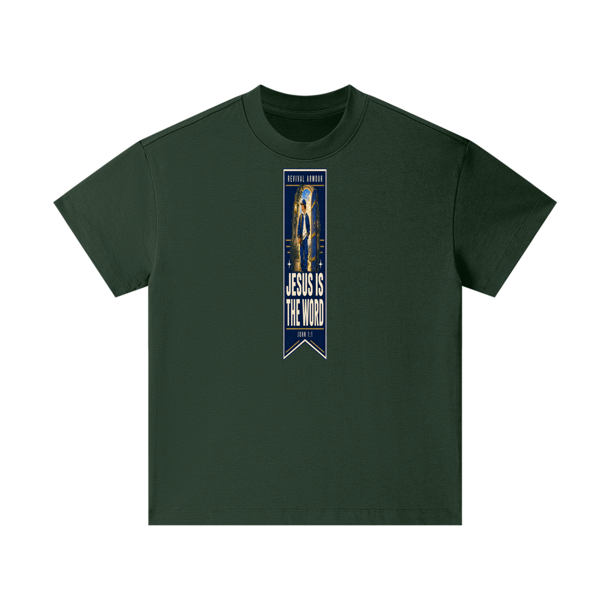 REVIVAL ARMOUR JESUS IS THE WORD _ JOHN 1:1 kids T-Shirt