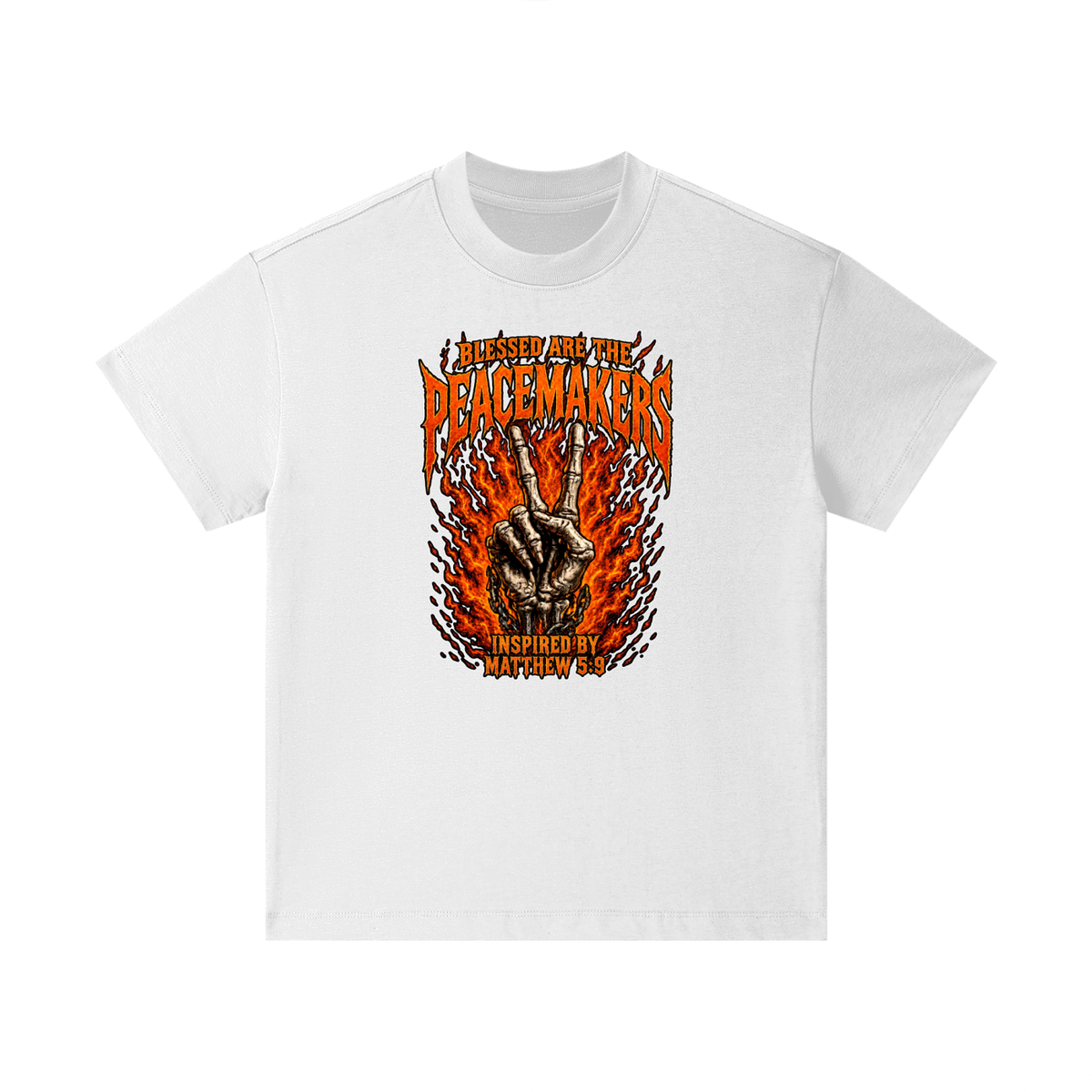 BLESSED ARE THE PEACEMAKERS INSPIRED BY MATTHEW 5:9 Kids T-Shirt
