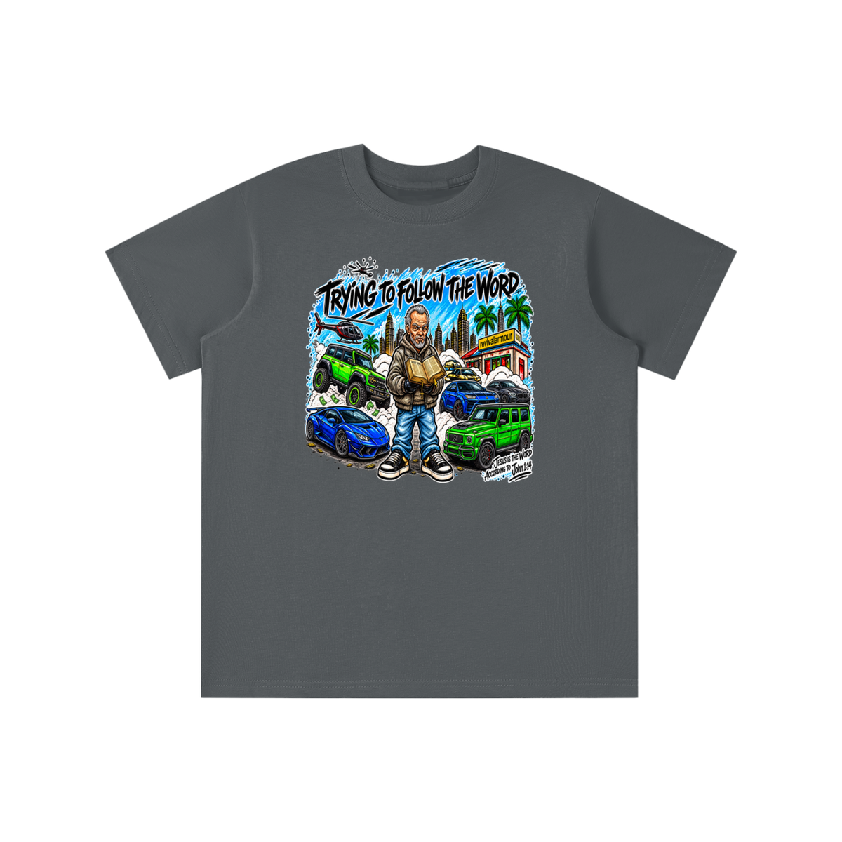 TRYING TO FOLLOW THE WORD youth T-shirt