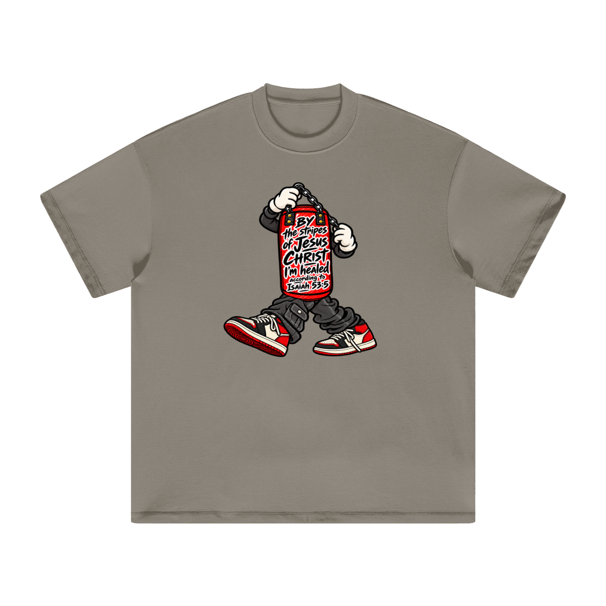 BY the stripes of Jesus CHRIST I'm heAled According to Isaiah 53:5 T-Shirt