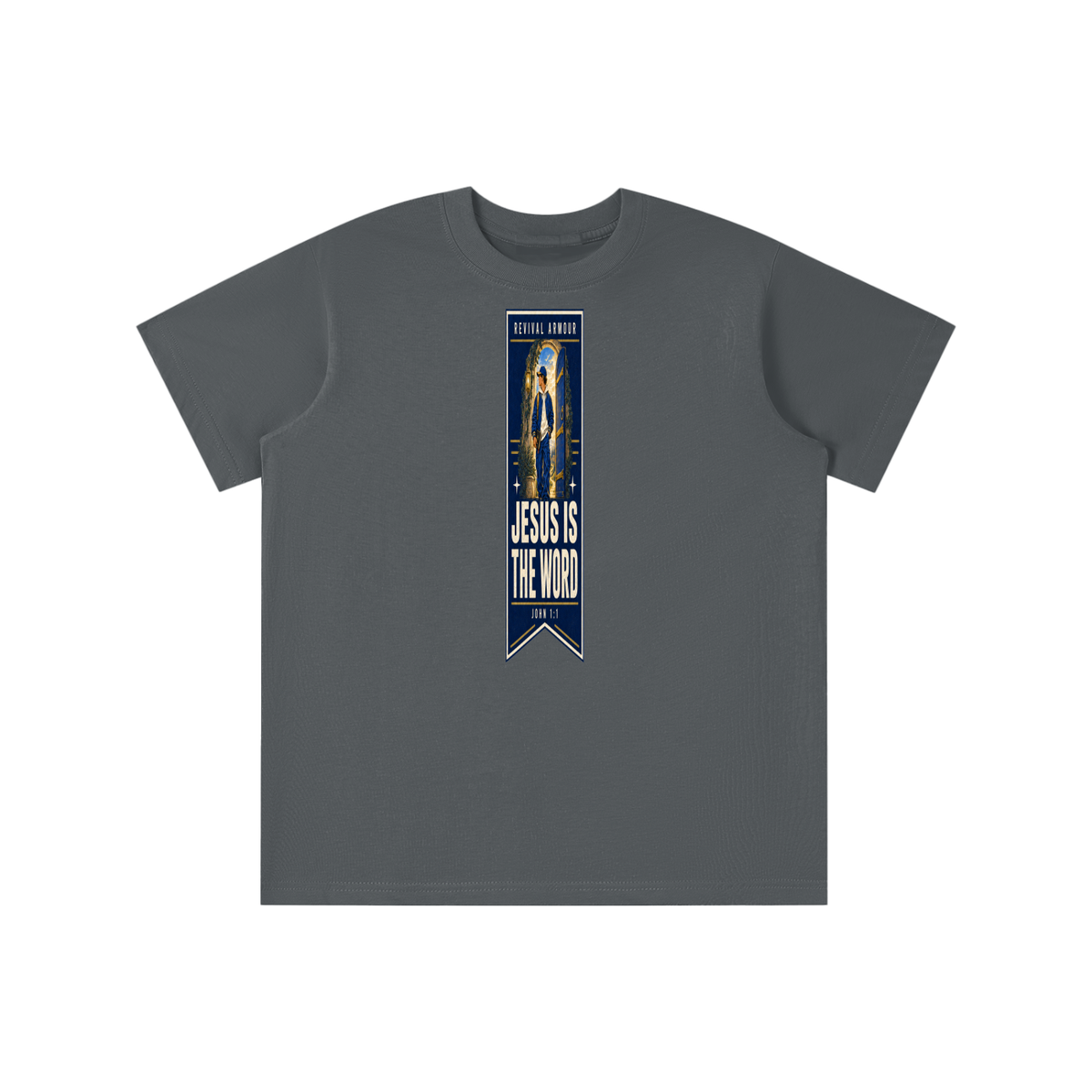 REVIVAL ARMOUR JESUS IS THE WORD _ JOHN 1:1 youth T-shirt