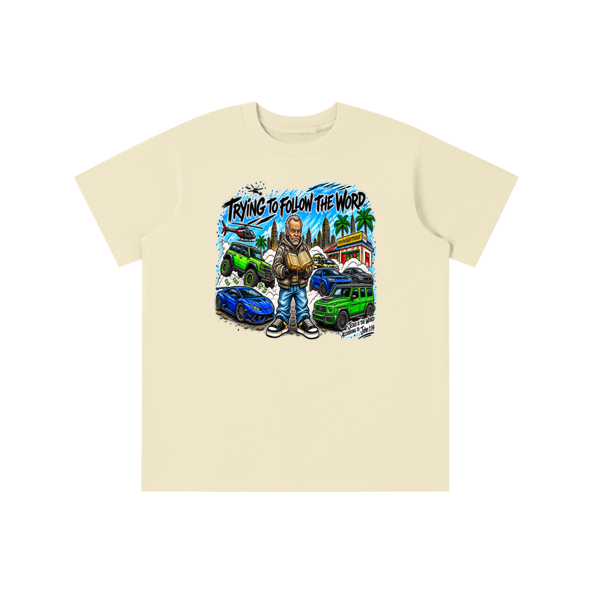 TRYING TO FOLLOW THE WORD youth T-shirt