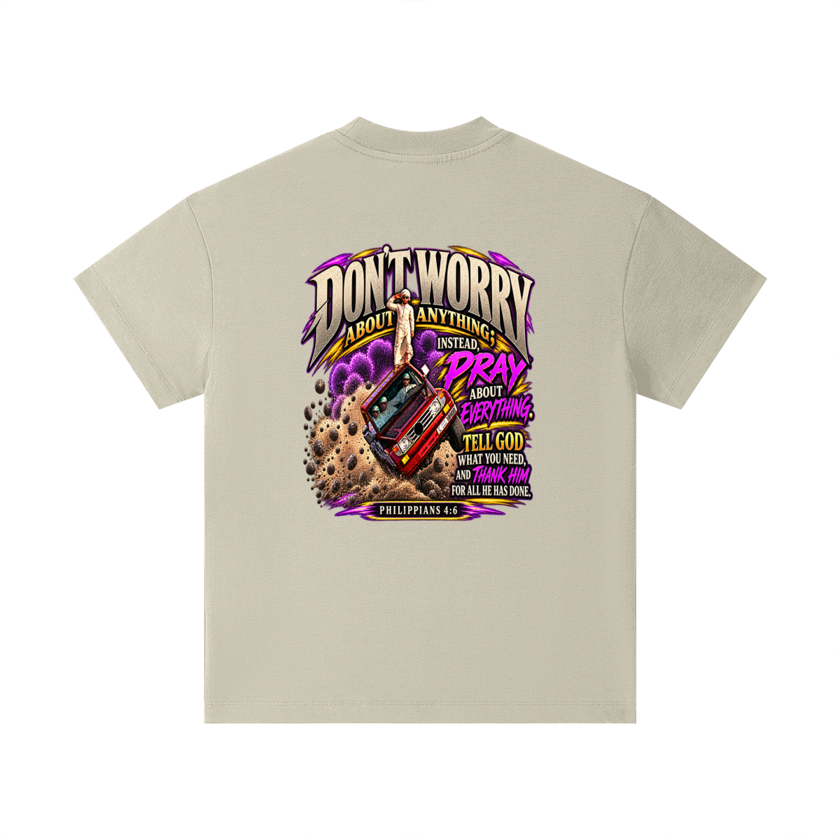 PHILIPPIANS 4:6 NLT Kids T-Shirt