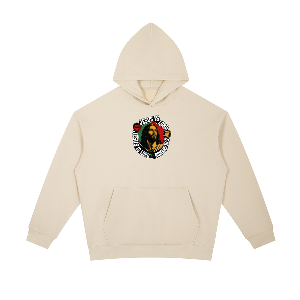 Jesus is Lord Jesus is Lord Romans 10:9 Hoodie