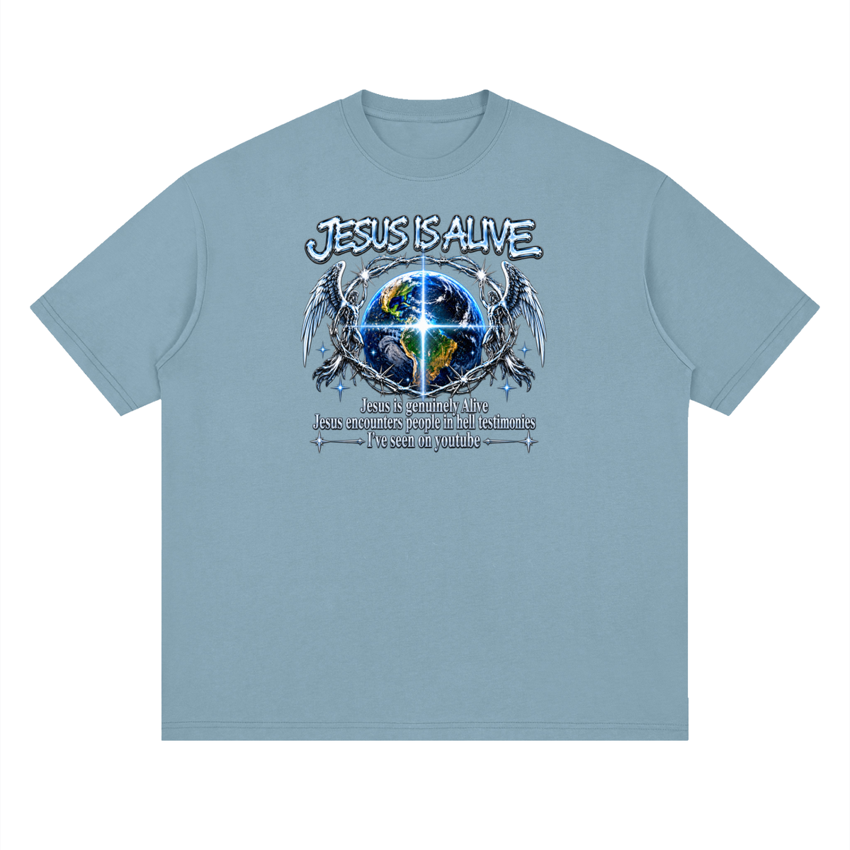 JESUS IS ALIVE Jesus is genuinely Alive Jesus encounters people in hell testimonies I've seen on youtube T-Shirt