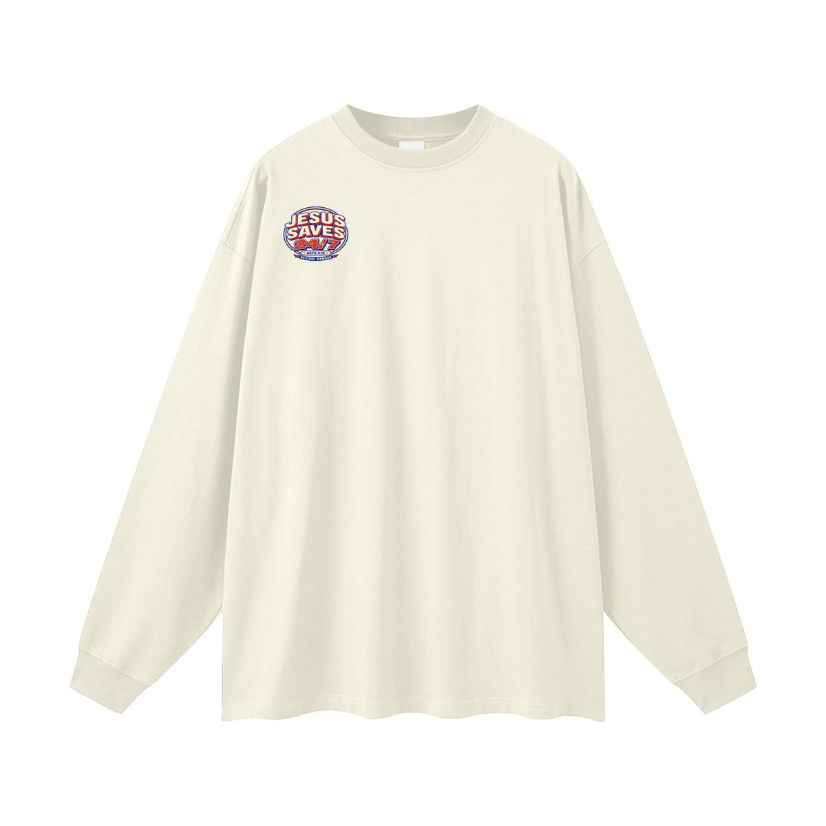 Jesus saves 24/7 Long Sleeve T-Shirt