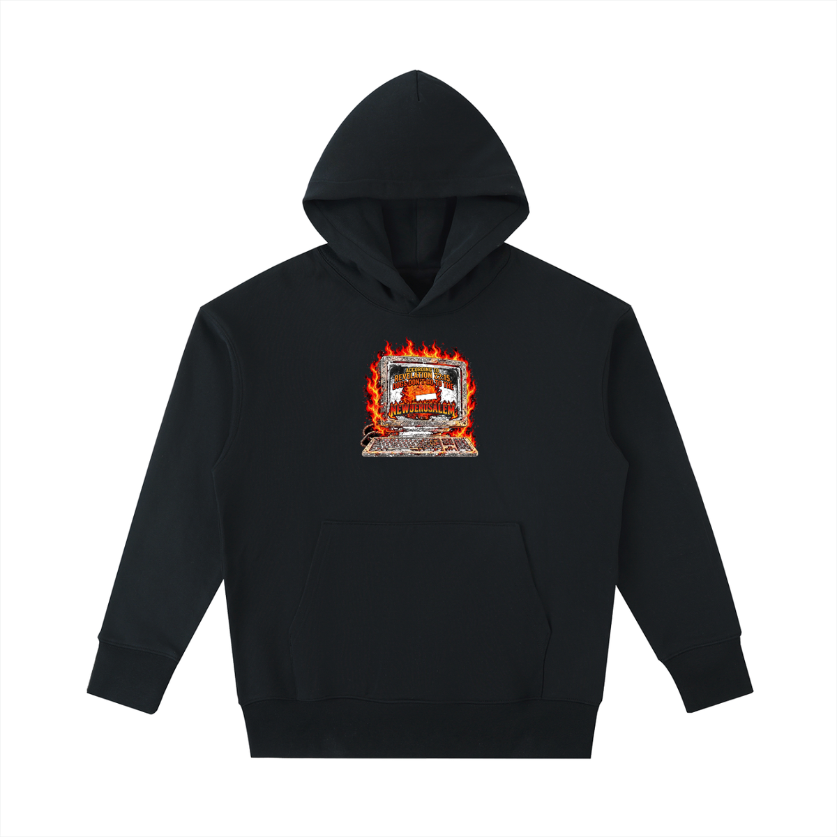 ACCORDING TO REVELATION 22:15, DOGS DON'T GO TO THE NEW JERUSALEM Hoodie