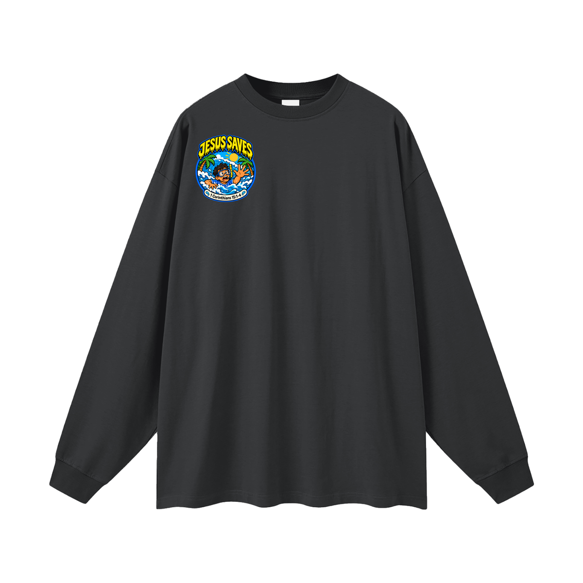 Jesus saves Long Sleeve T-Shirt