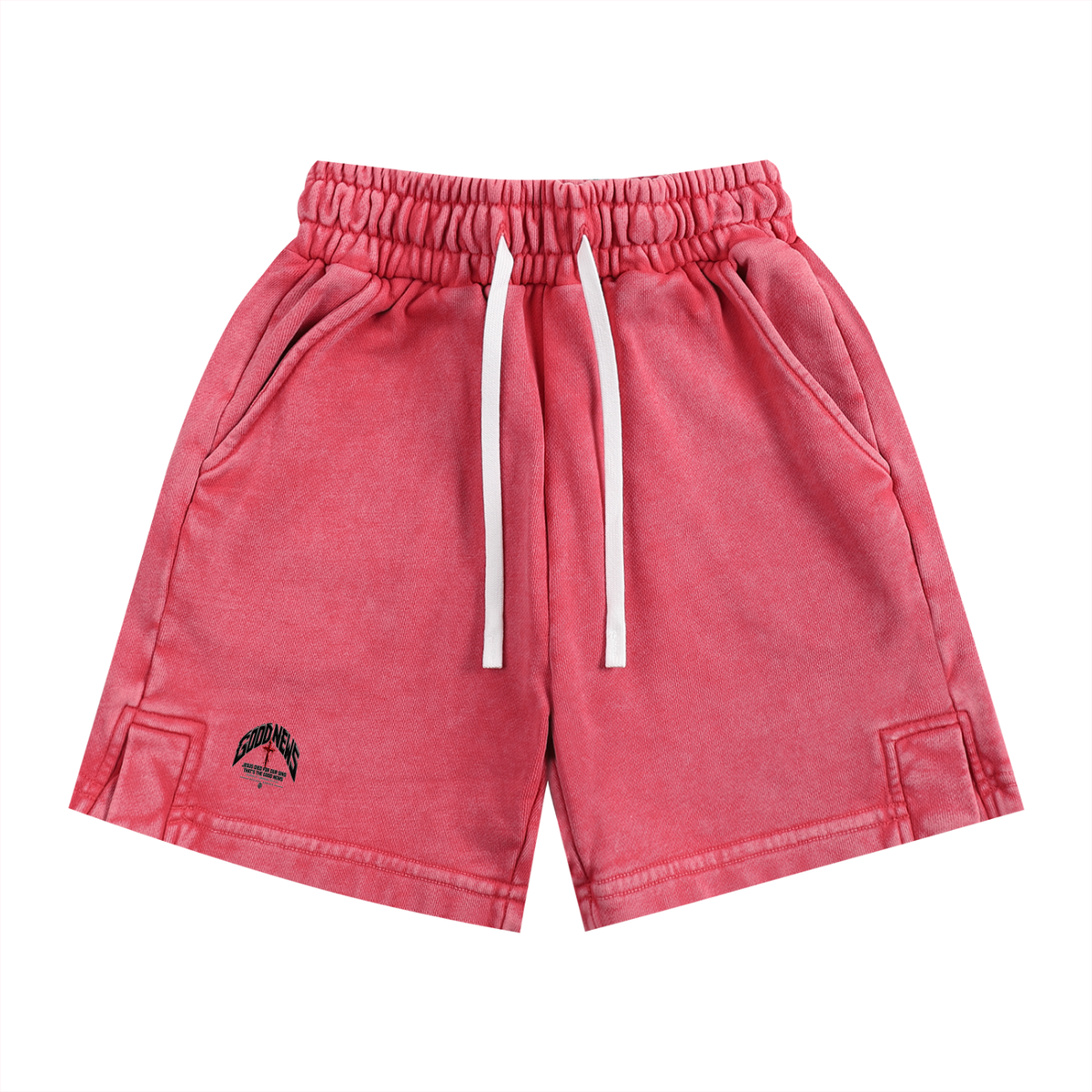 GOOD NEWS JESUS DIED FOR OUR SINS THAT'S THE GOOD NEWS ACCORDING TO 1 CORTHIANS 15:1-4 NLT REVIVAL ARMOUR Kids' Shorts