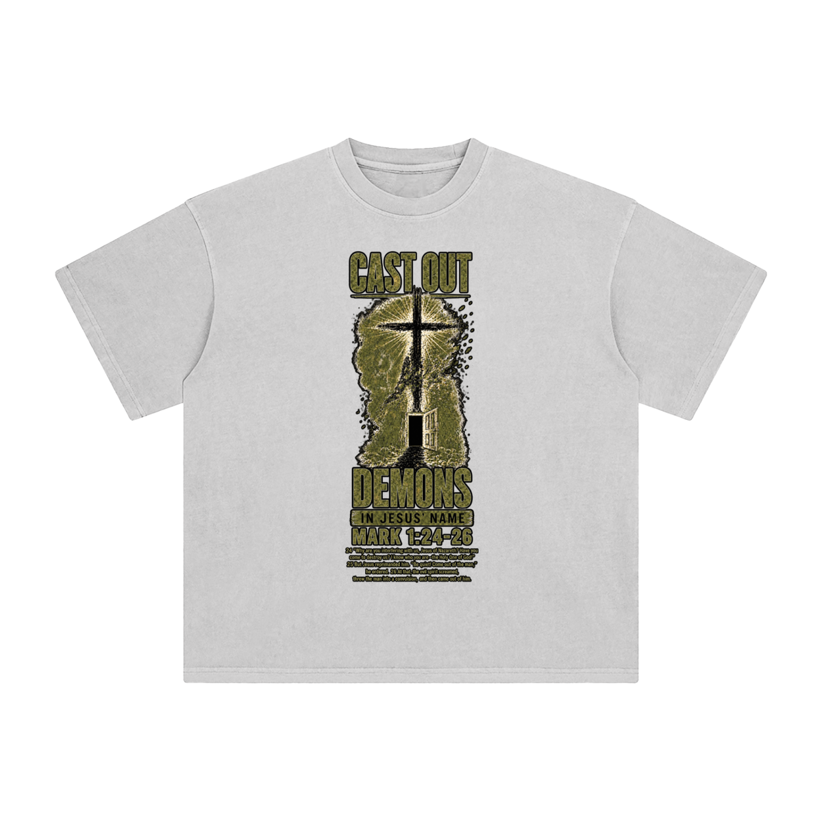 Mark 1:24-26 NLT T-Shirt