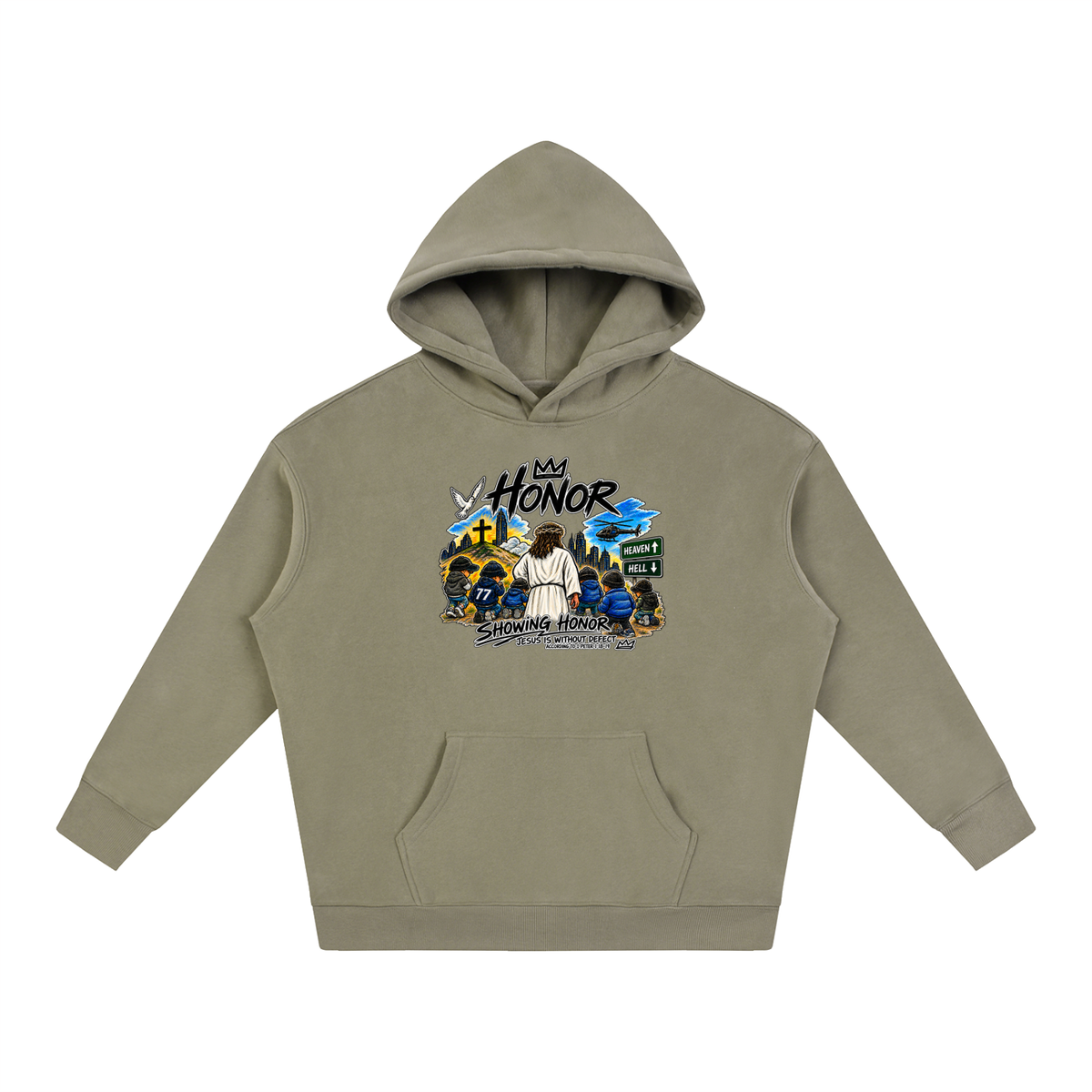 HONOR SHOWING HONOR JESUS IS WITHOUT DEFECT ACCORDING TO 1 PETER 1:18-19 Hoodie