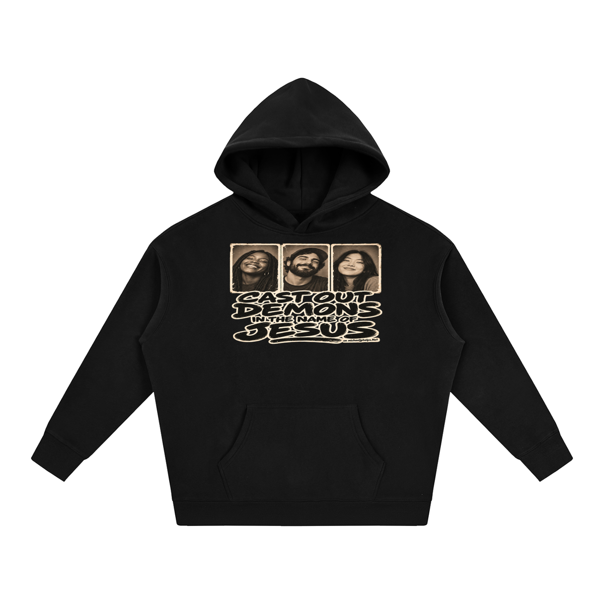 Cast out demons in the name of Jesus on Michaeljphelps.Net Hoodie