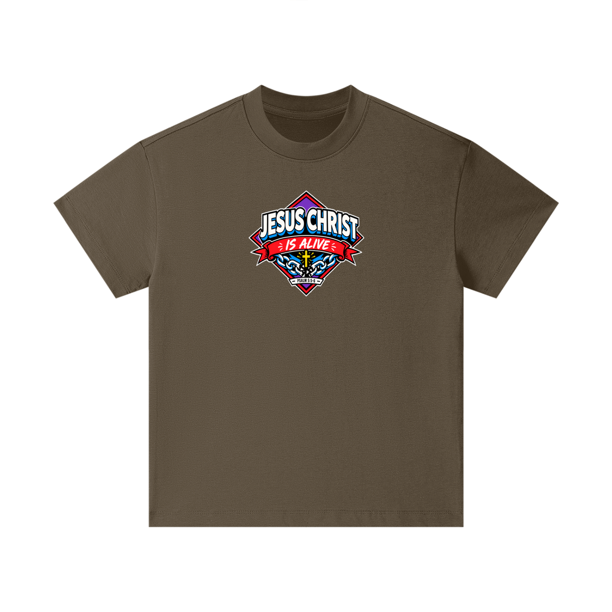 JESUS CHRIST IS ALIVE - PSALM 5:5-6 - Kids T-Shirt