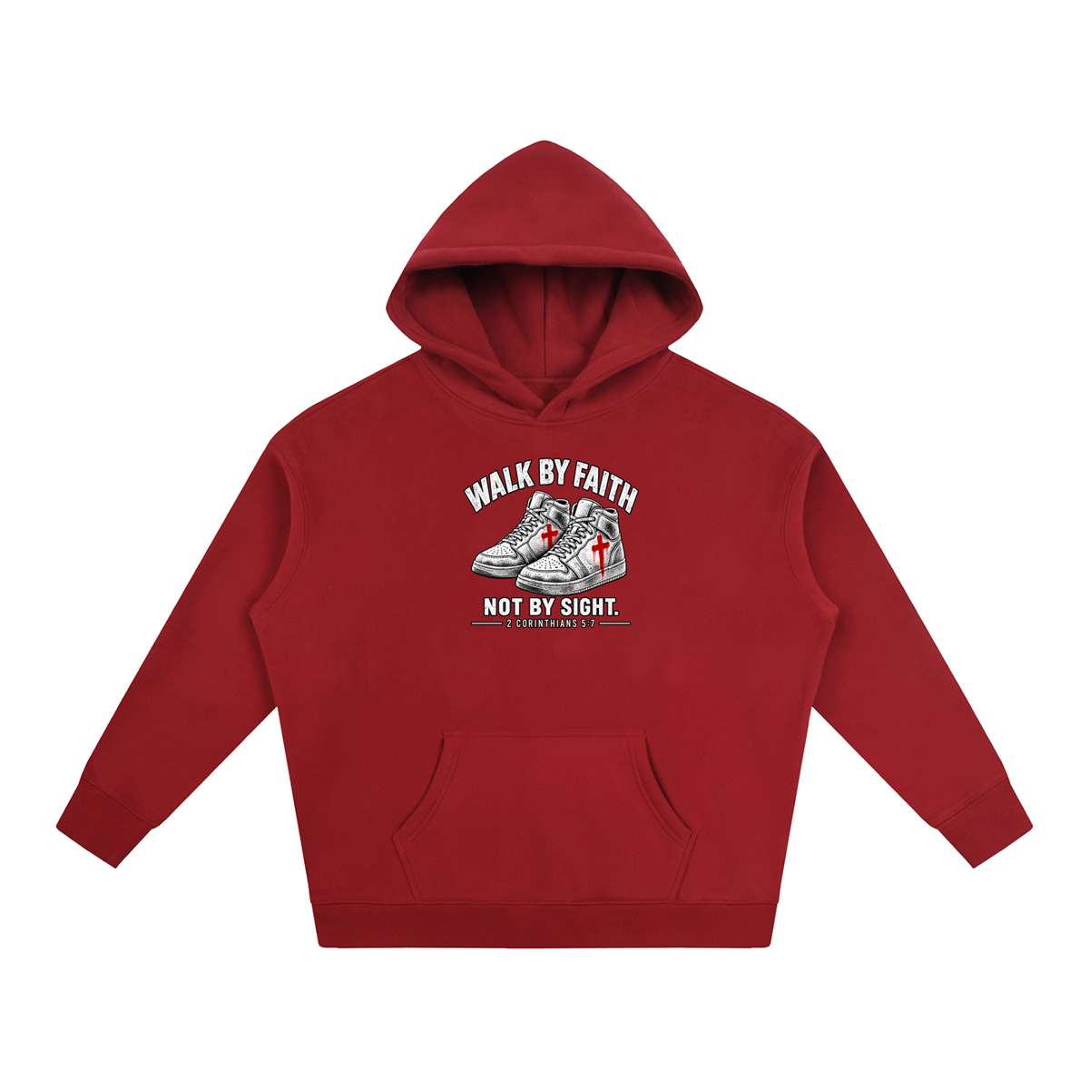 Walk by faith not by sight. Hoodie