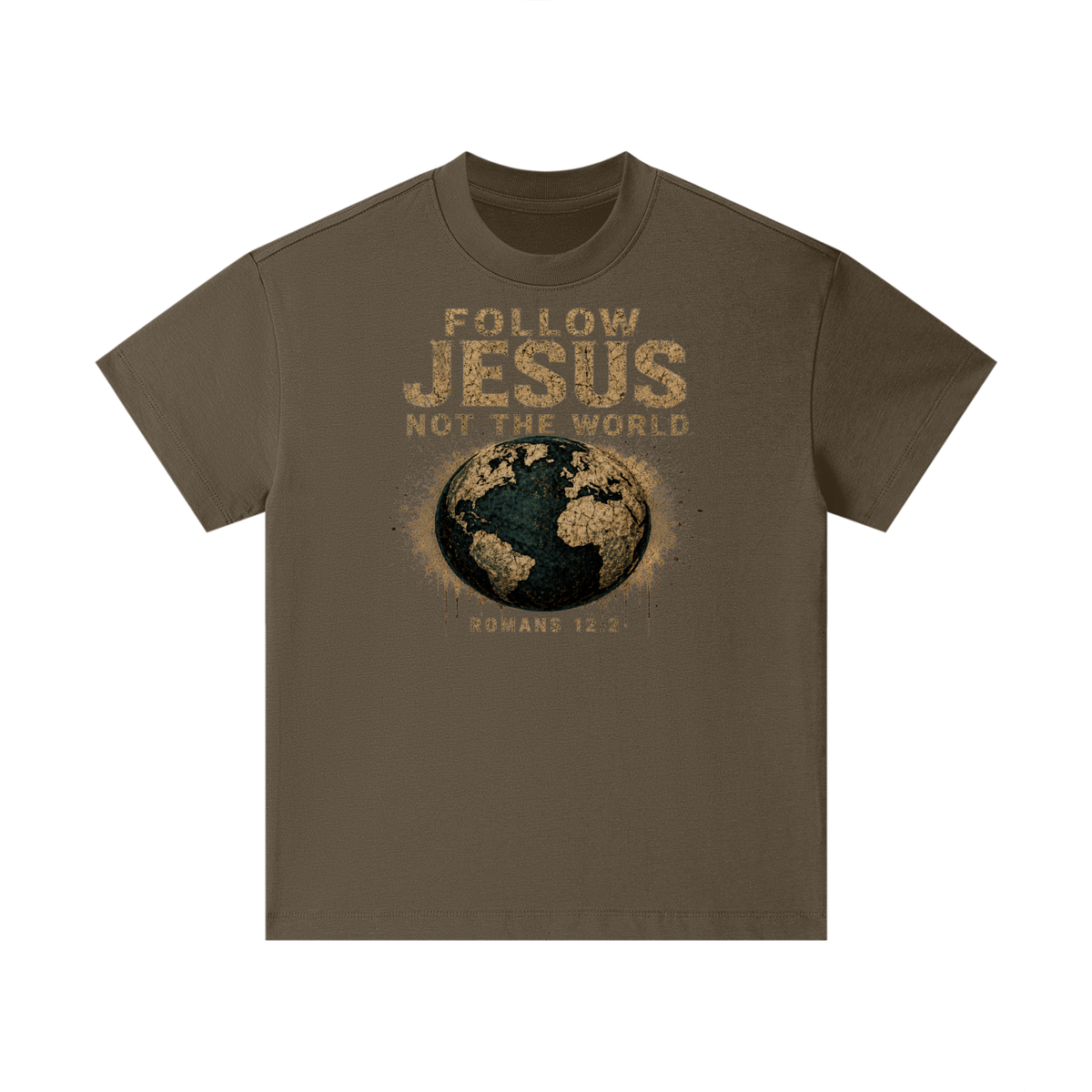 FOLLOW JESUS NOT THE WORLD ROMANS 12:2 Kids T-Shirt