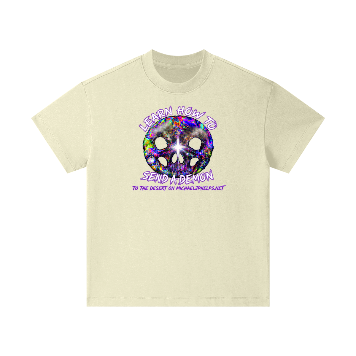 LEARN HOW TO SEND A DEMON TO THE DESERT ON MICHAELJPHELPS.NET Kids T-Shirt