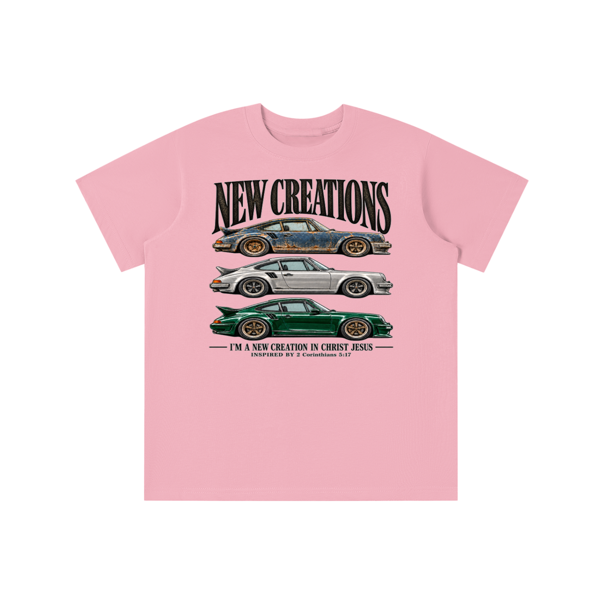 NEW CREATIONS I'M A NEW CREATION IN CHRIST JESUS INSPIRED BY 2 Corinthians 5:17 youth T-shirt